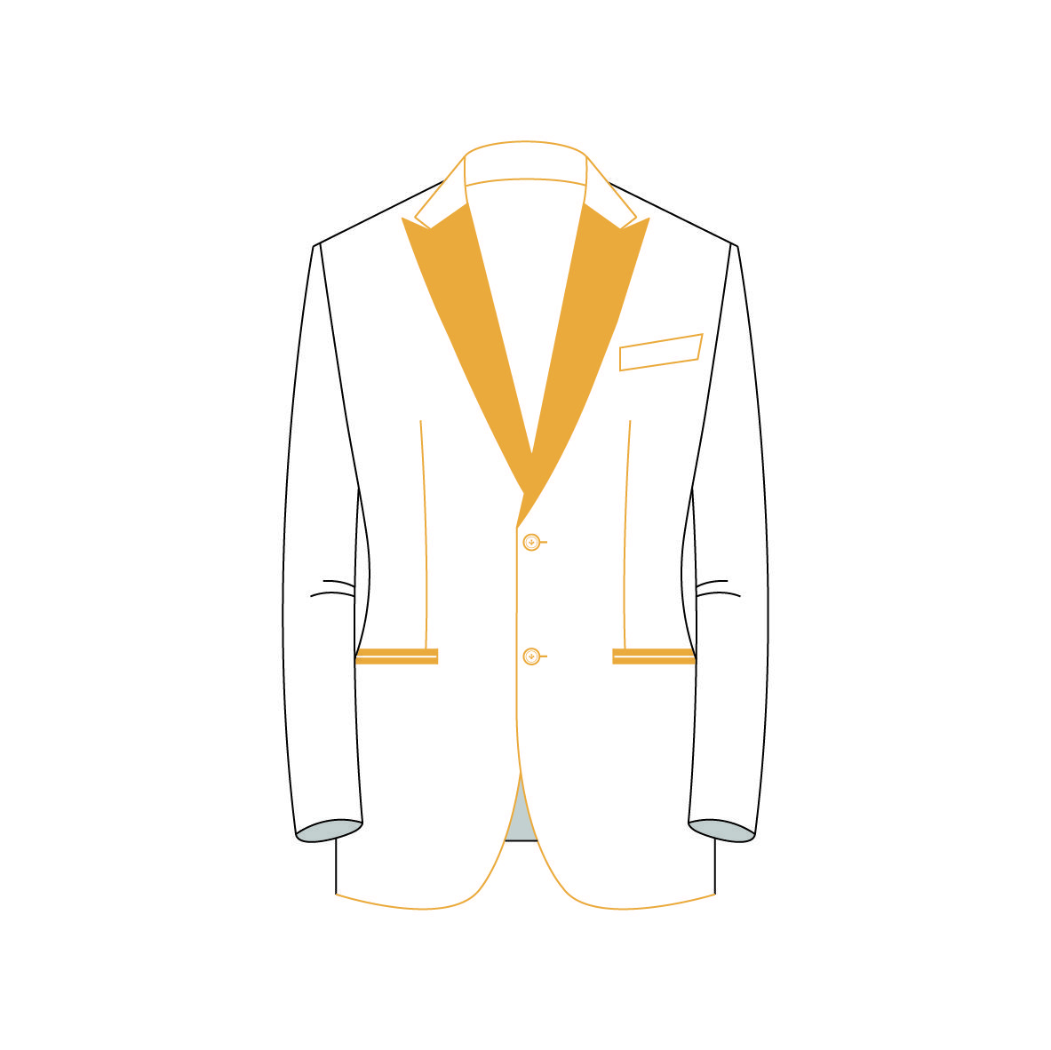 Senszio Garment Finals V2 Tuxedo Jacket Style 2