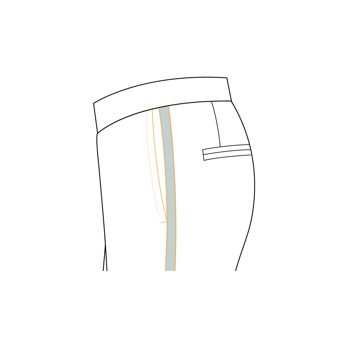 Senszio Garment Finals V2 Tuxedo Trouser Plain And Formal