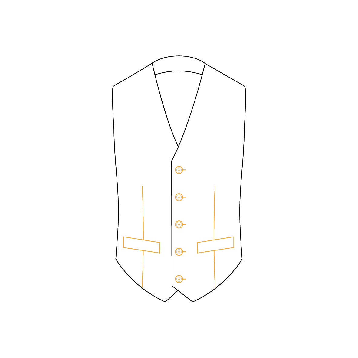 Senszio Garment Finals V2 Waist Coat Style 1