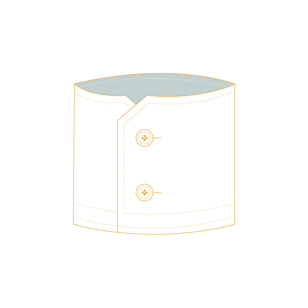 Senszio Garment Finals V2 Cuff Single 2 Button