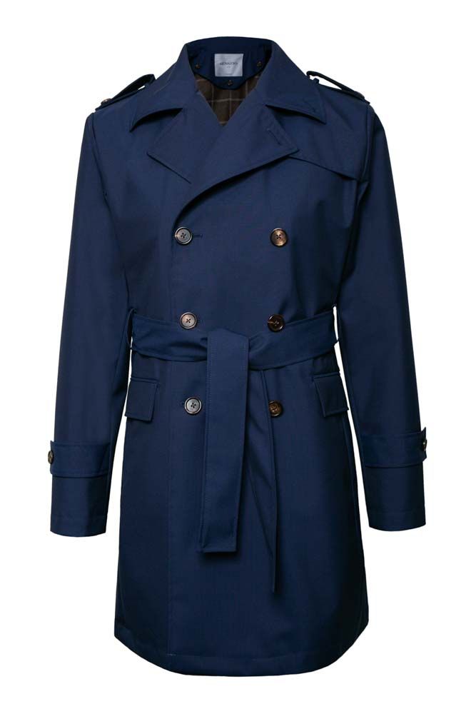 Custom tailored trench coat