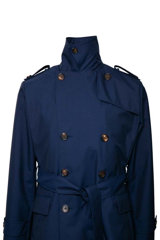 Custom tailored trench coat