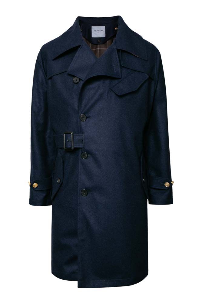 Custom tailored trench coat