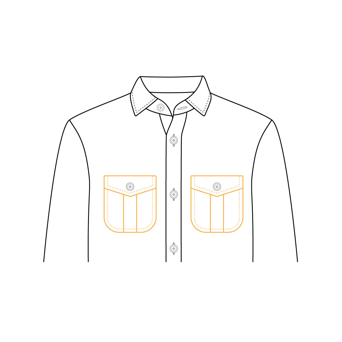 Shirt Jacket Chest Pocket 03