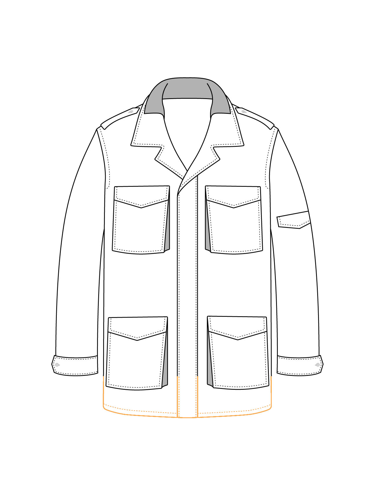 Field Jacket Long Fit